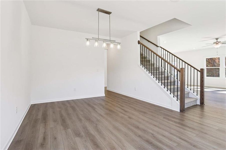 Spacious, unfurnished interior of a new home in Arbors at Richland Creek, Buford (Image 27).