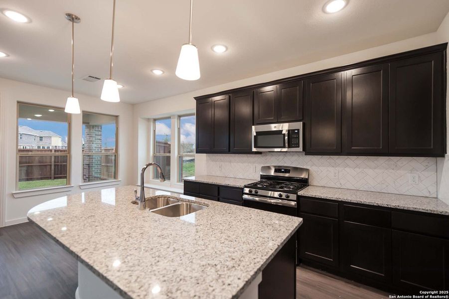 Furnished interior view inside a new home in Legacy at Lake Dunlap: 40ft. lots, New Braunfels (Image 5). Furnished interior view inside a new home in Legacy at Lake Dunlap: 40ft. lots, New Braunfels (Image 5).