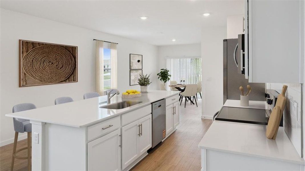 Furnished interior view inside a new home in Crossroads at Kelly Park, Apopka (Image 5).