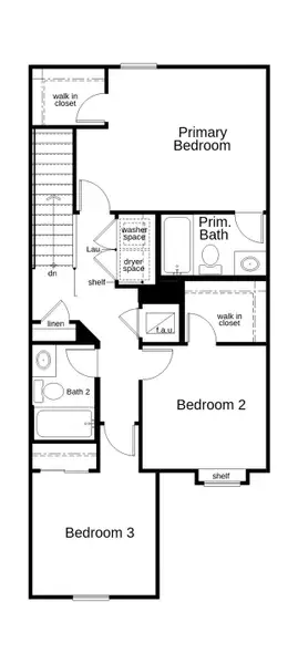2D floor plan layout of this home in Orchard Park Townhomes, St. Augustine, FL (Image 3). 2D floor plan layout of this home in Orchard Park Townhomes, St. Augustine, FL (Image 3).