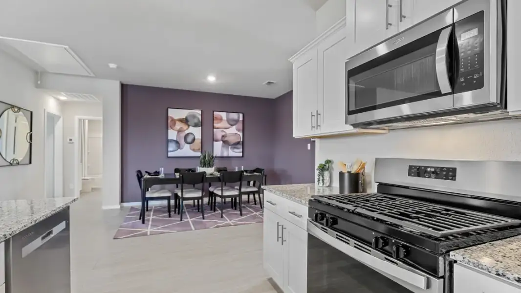 Furnished interior view inside a new home in Hadley Farms, Godley (Image 7).