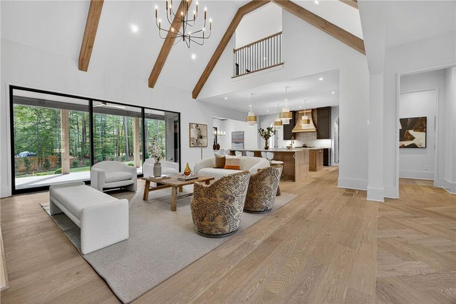 Furnished interior view inside a new home in , Milton (Image 19).