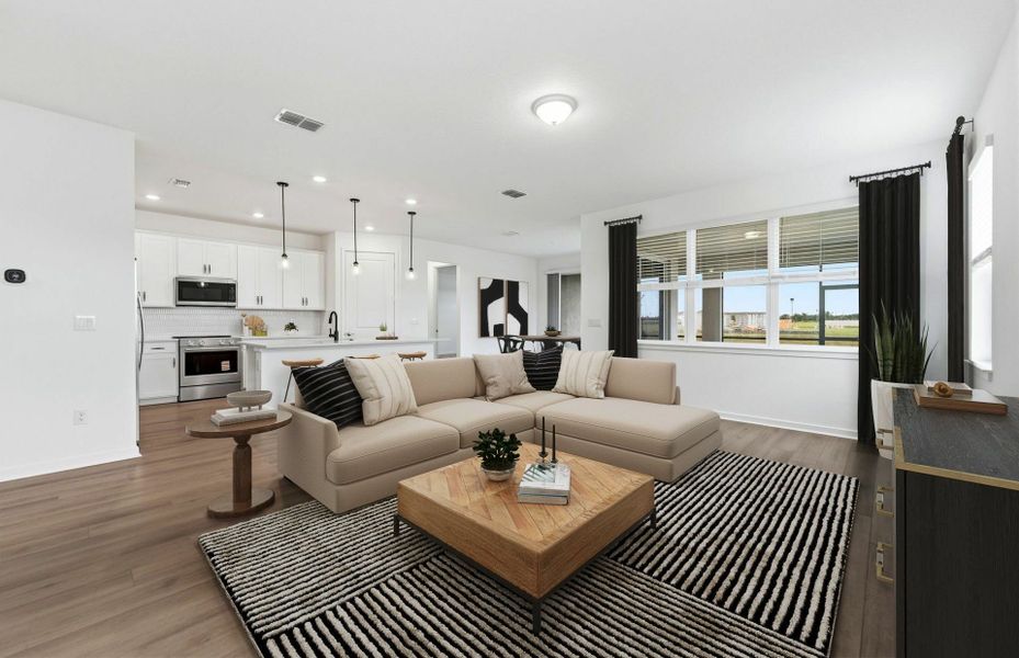 Furnished interior view inside a new home in Seaire, Parrish (Image 11).