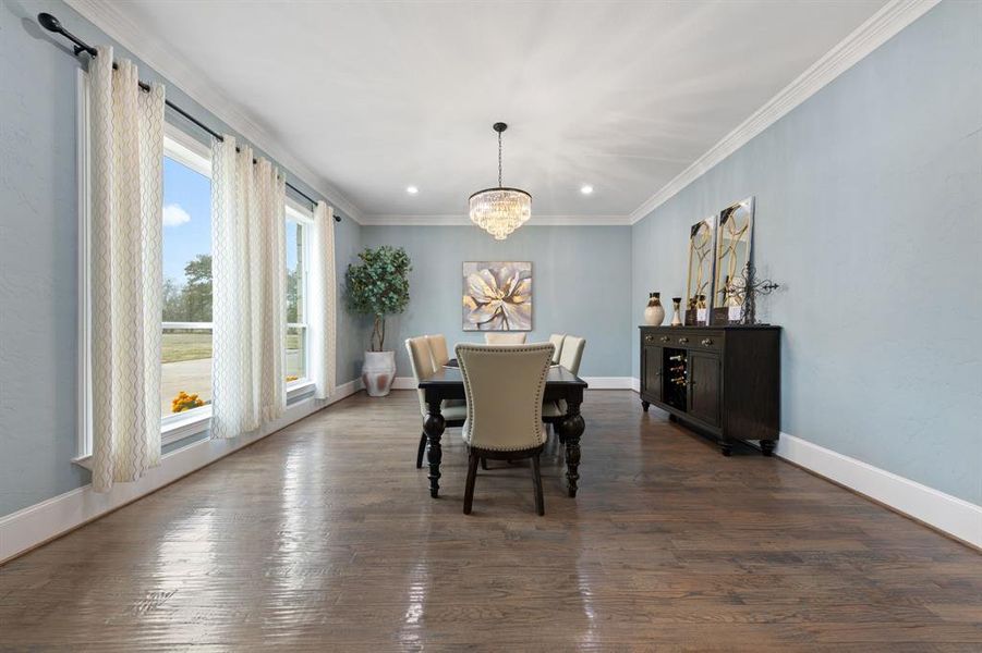 Furnished interior view inside a new home in , Royse City (Image 10).