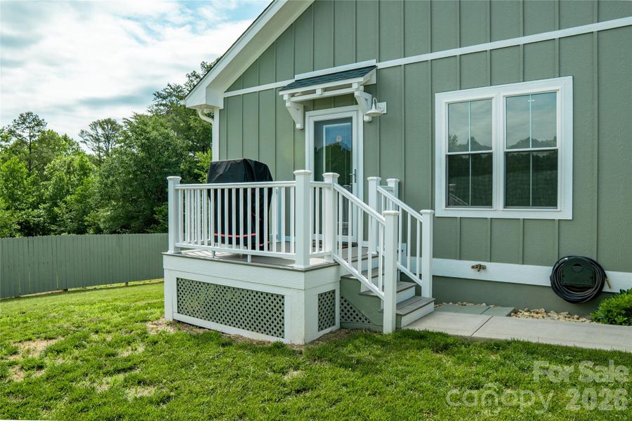 Exterior details and patio area of a home in , Ellenboro (Image 4).