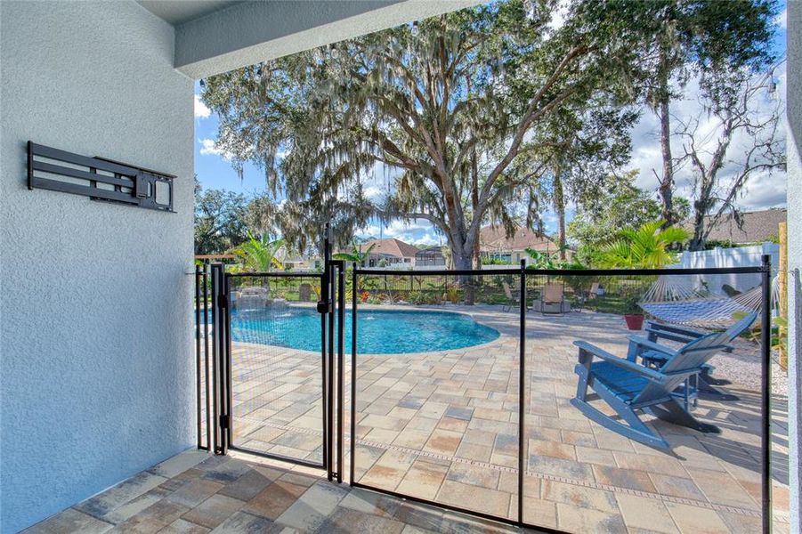 Exterior details and patio area of a home in , New Smyrna Beach (Image 23).