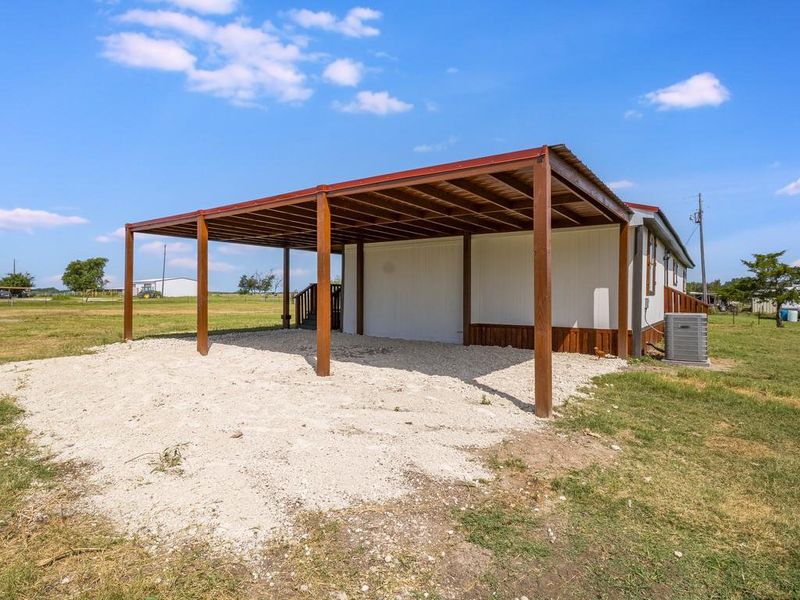 Exterior details and patio area of a home in , Groesbeck (Image 24). Exterior details and patio area of a home in , Groesbeck (Image 24).