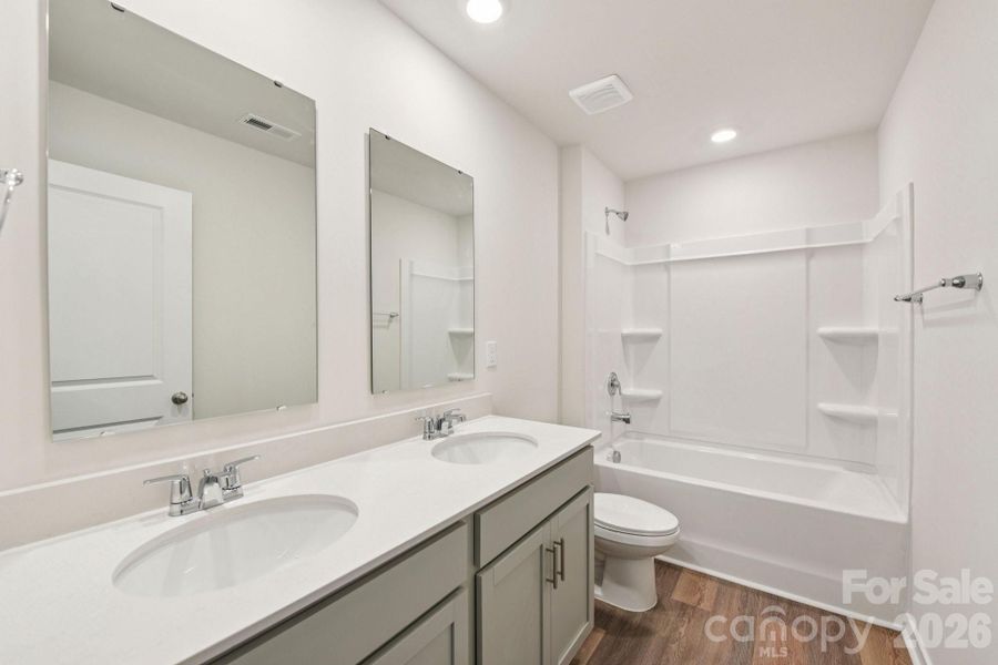 Furnished interior view inside a new home in The Hamptons at Hickory, Hickory (Image 10).