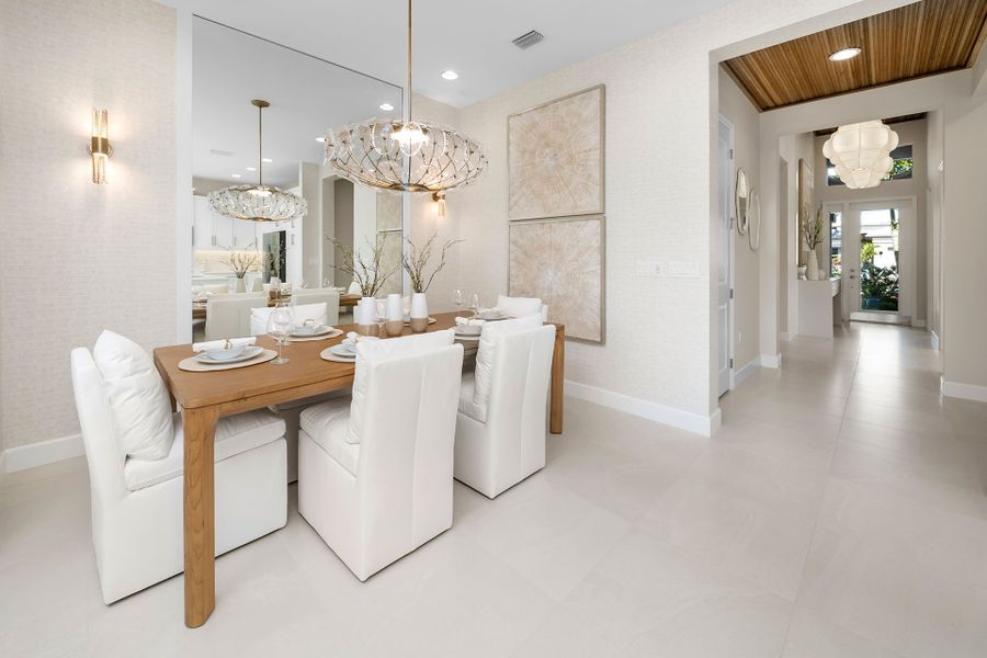 Representative furnished interior of a home built from the Eclipse by GL Homes in Valencia Sky (55+), Naples (Image 11).