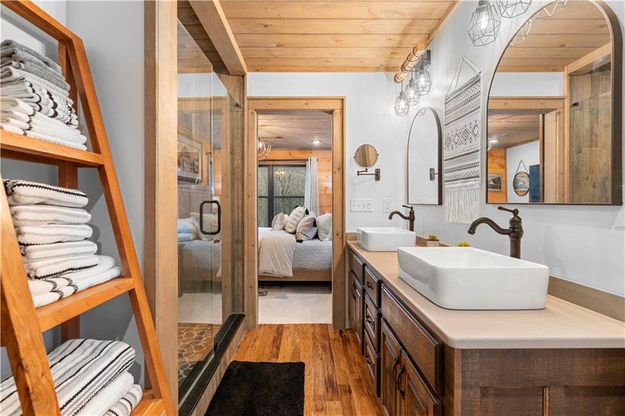 Furnished interior view inside a new home in , Cherry Log (Image 13).