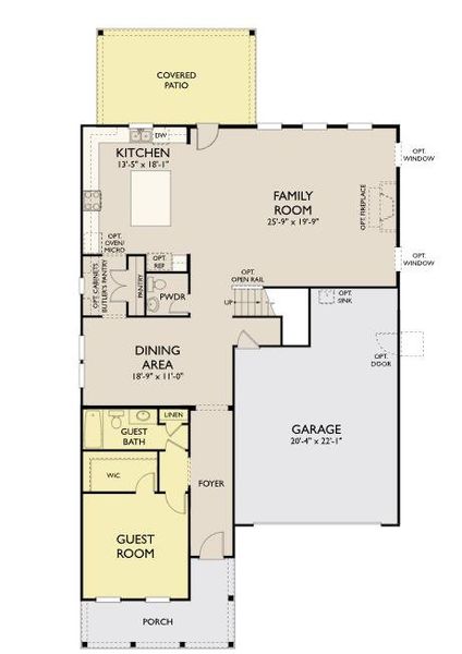 2D floor plan layout of this home in , Summerville, SC (Image 4).