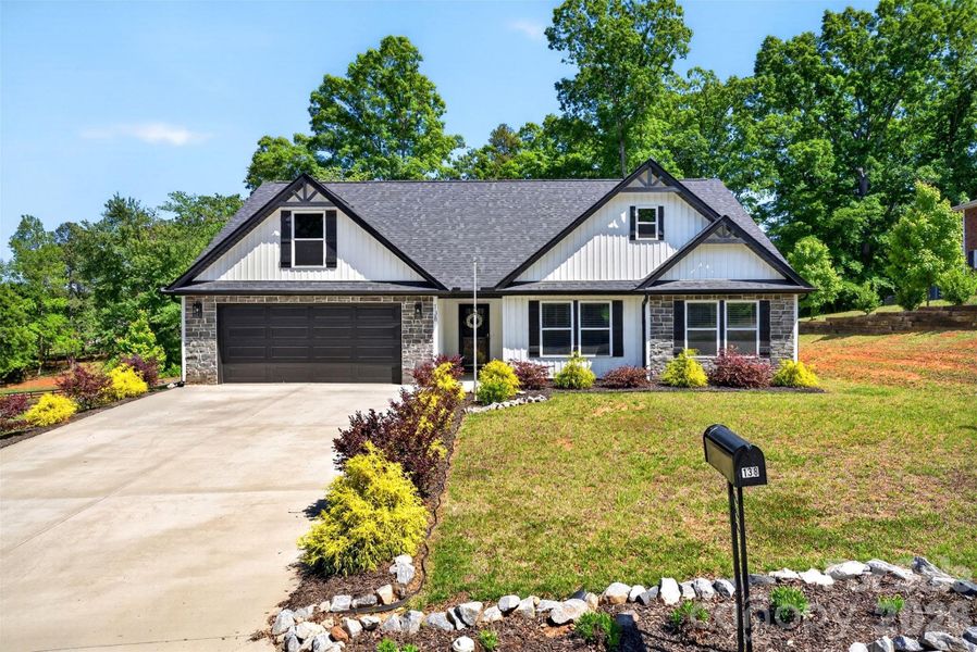 Front exterior of a new home in , Cowpens, SC, highlighting curb appeal (Image 2). Front exterior of a new home in , Cowpens, SC, highlighting curb appeal (Image 2).