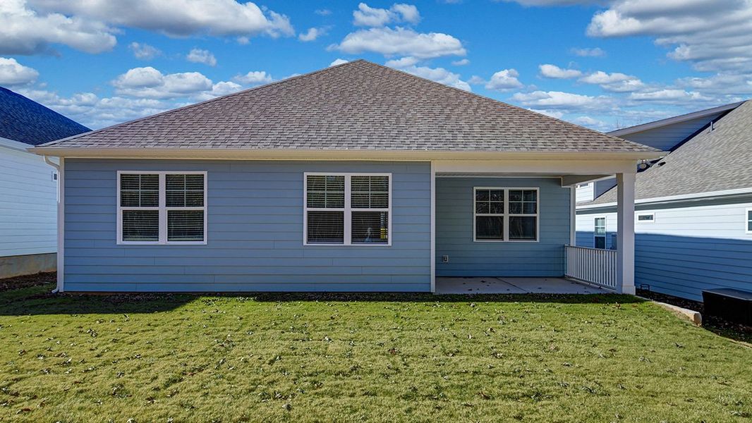 Exterior details and patio area of a home in Cross Creek, Lexington (Image 22).