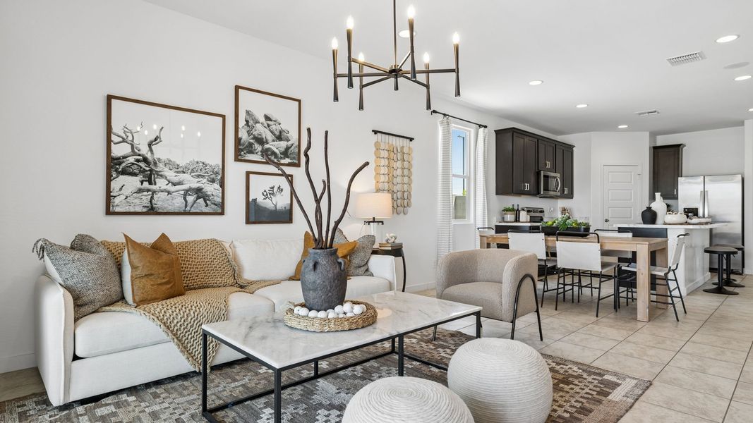 Furnished interior view inside a new home in Western Crossing, Florence (Image 12).