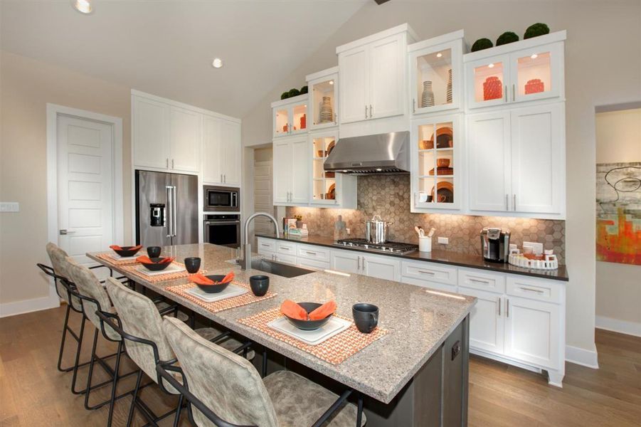 Furnished interior view inside a new home in Meridiana 80', Manvel (Image 3). Furnished interior view inside a new home in Meridiana 80', Manvel (Image 3).