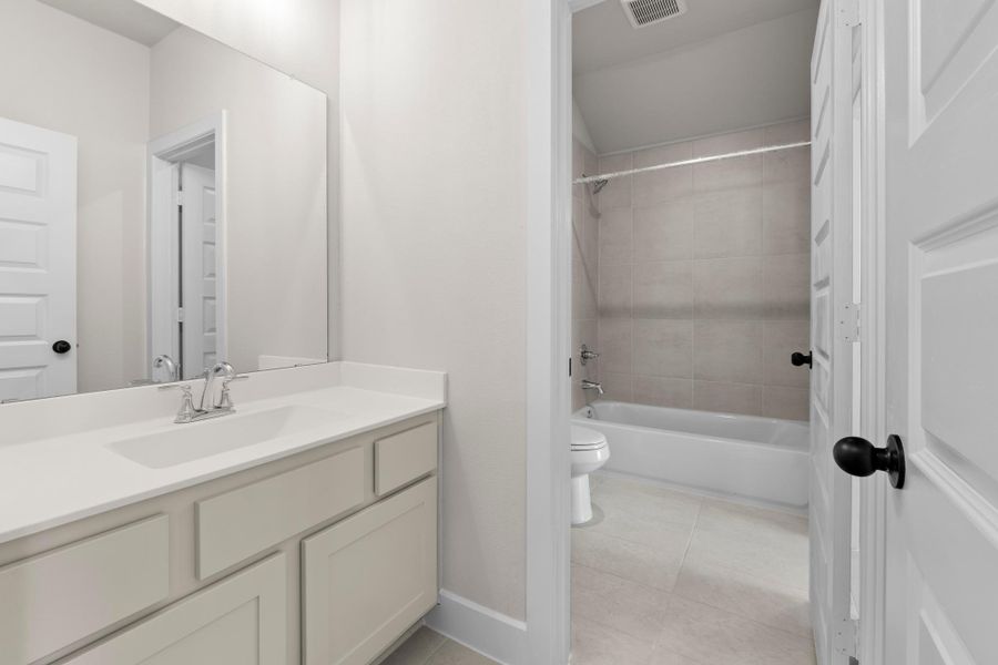 Furnished interior view inside a new home in Lariat, Liberty Hill (Image 5).