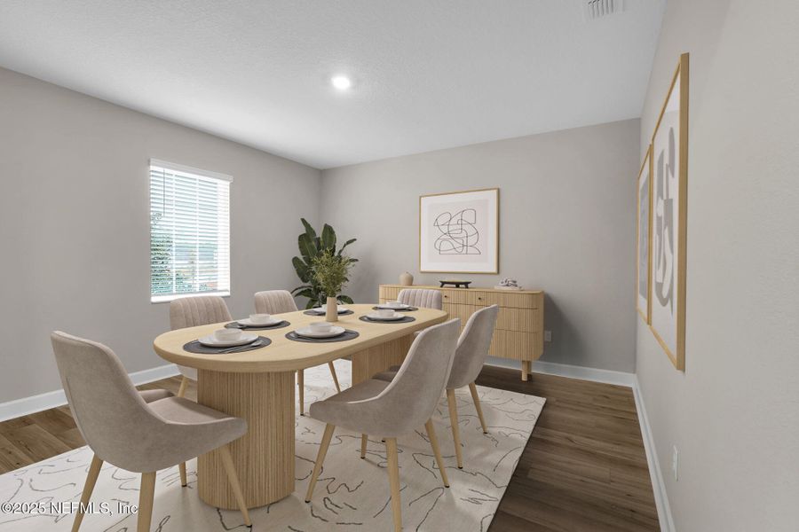 Furnished interior view inside a new home in Jennings Farm, Middleburg (Image 8).