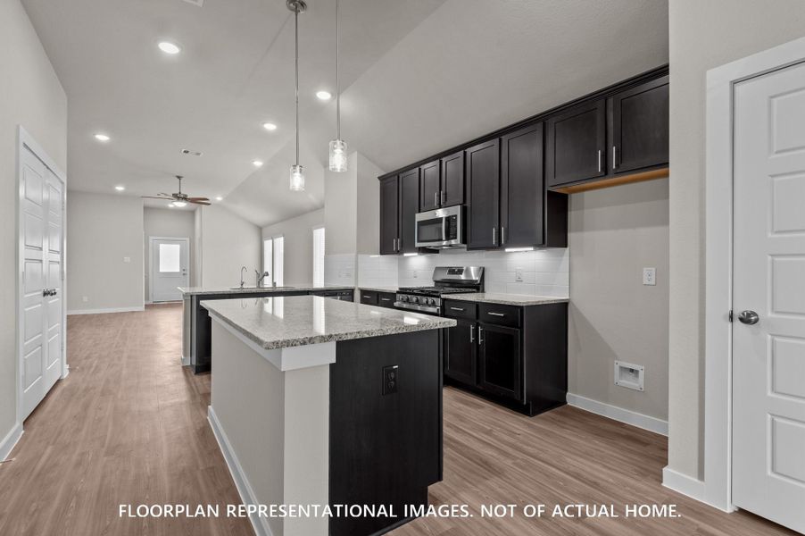 Furnished interior view inside a new home in Indian Springs, Crosby (Image 6).
