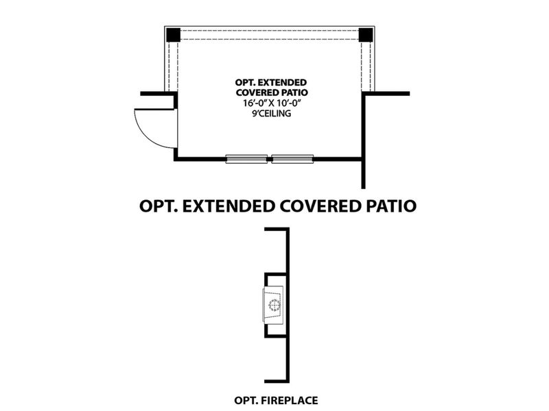 2D floor plan layout for the The Asheville C by Davidson Homes LLC in Sage Farms, White House, TN (Image 4). 2D floor plan layout for the The Asheville C by Davidson Homes LLC in Sage Farms, White House, TN (Image 4).