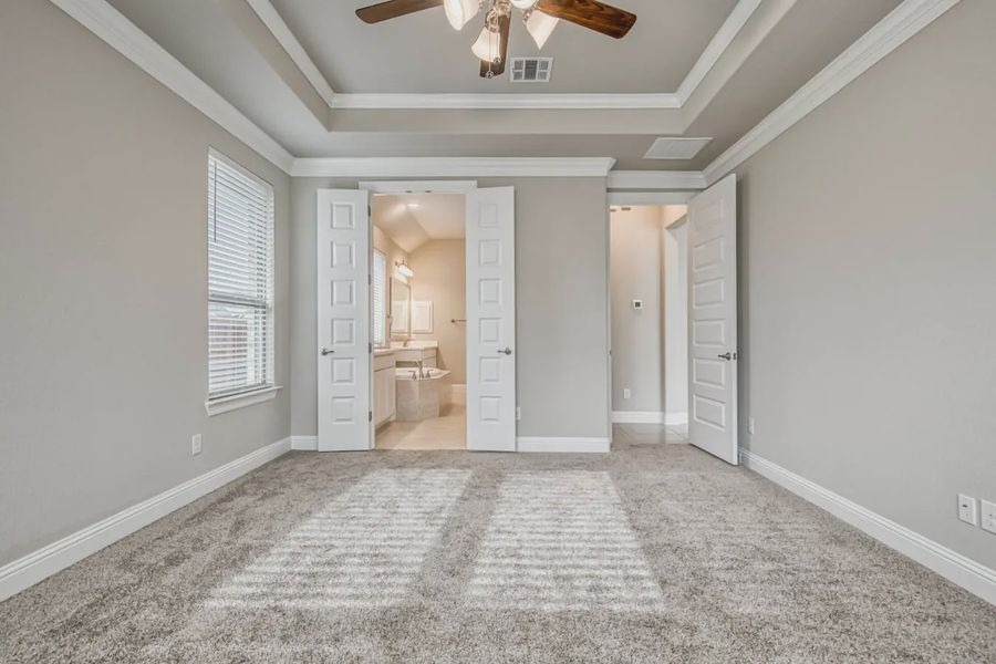 Representative unfurnished interior of a home built from the Westwood by Chesmar Homes in Trinity Falls, McKinney (Image 5).