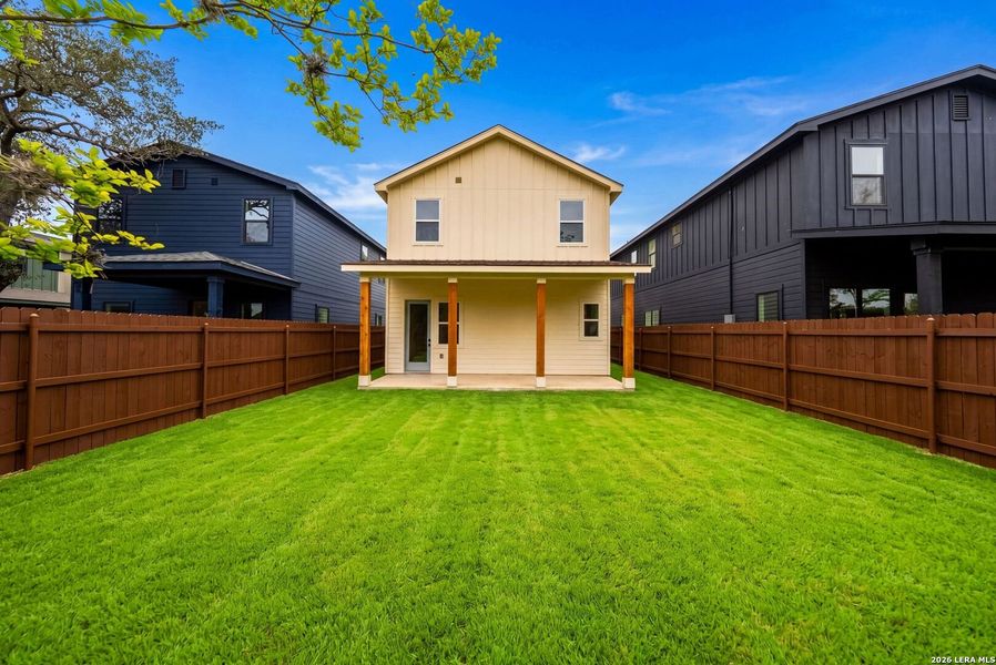 Exterior details and patio area of a home in , San Antonio (Image 3).
