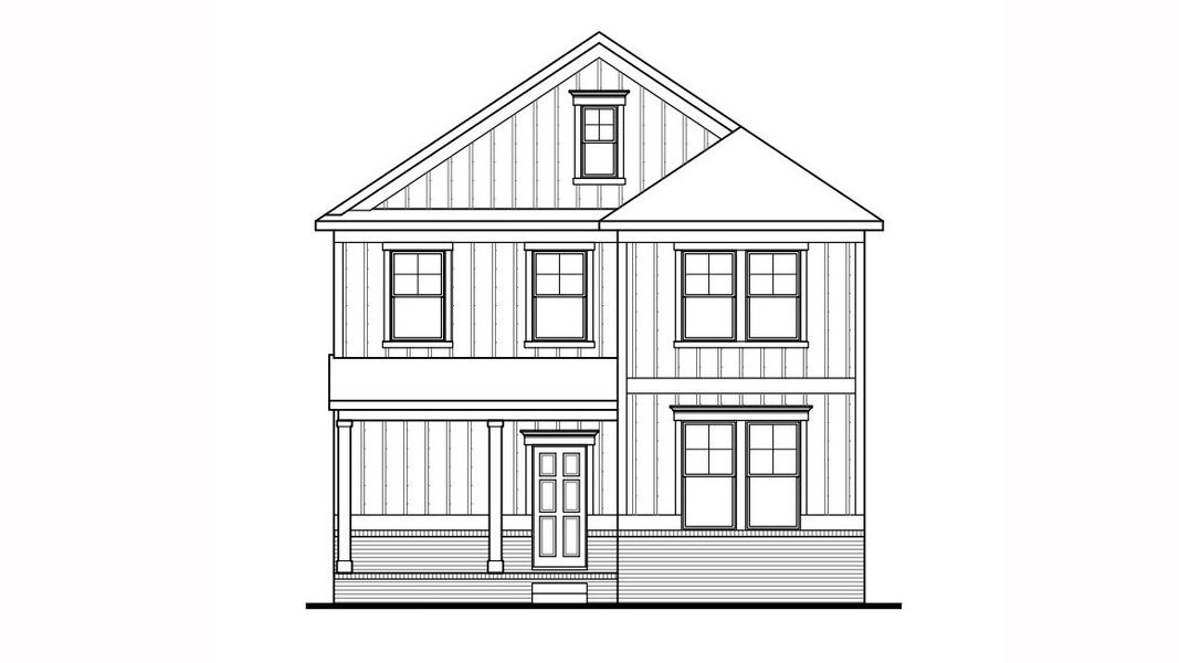 Representative exterior photo of a completed home built from the Alec by D.R. Horton in Oak Grove Hill, Huntersville, NC (Image 1).