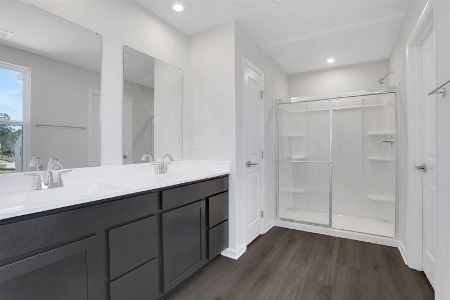 Furnished interior view inside a new home in Summertree, Stone Mountain (Image 10).
