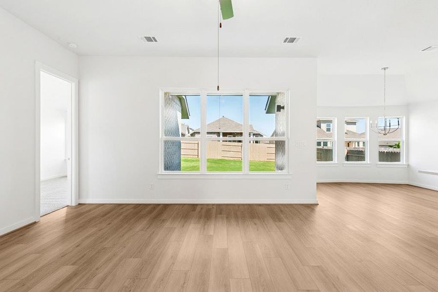 Spacious, unfurnished interior of a new home in The Colony, Bastrop (Image 26). Spacious, unfurnished interior of a new home in The Colony, Bastrop (Image 26).