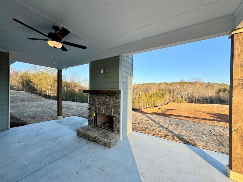 Exterior details and patio area of a home in , Lula (Image 3).