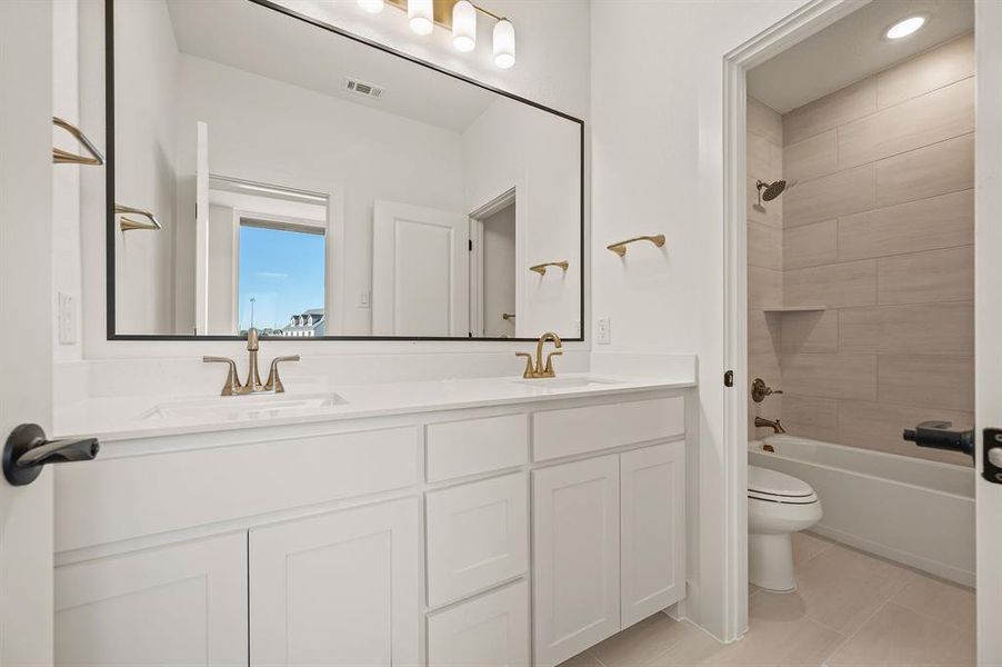 Furnished interior view inside a new home in Parks of Aledo, Aledo (Image 9).