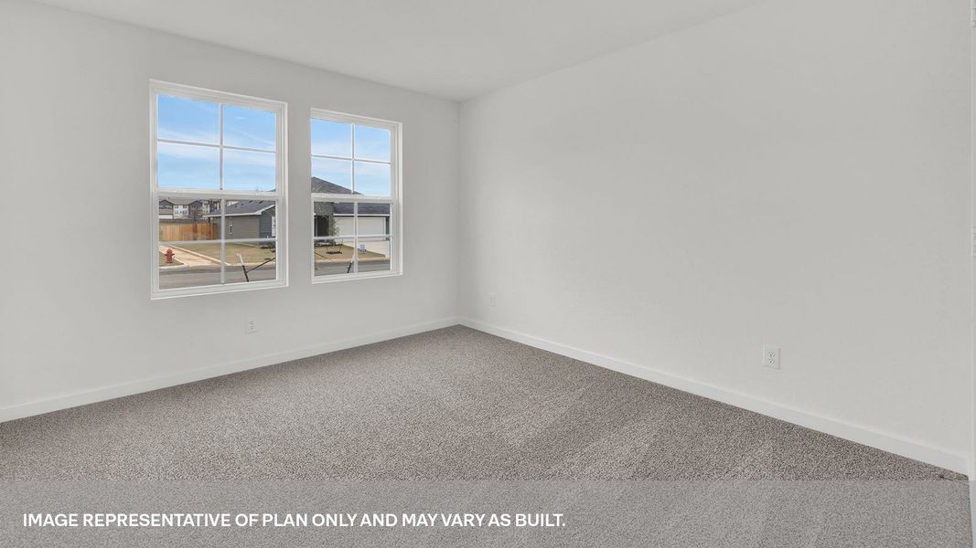 Representative unfurnished interior of a home built from the The Courtland by D.R. Horton in Sonoma Oaks, Fredericksburg (Image 12).