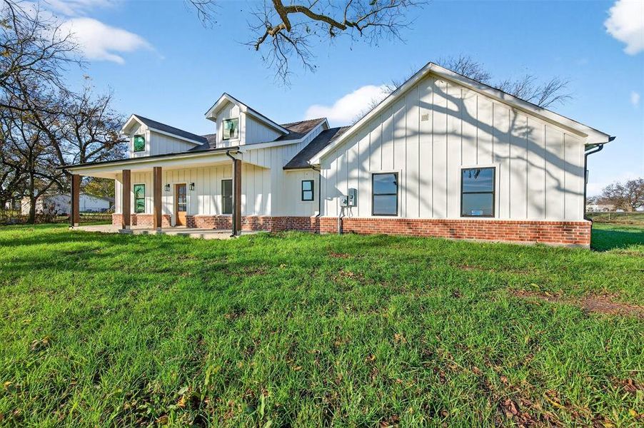 Exterior details and patio area of a home in , Whitesboro (Image 20). Exterior details and patio area of a home in , Whitesboro (Image 20).