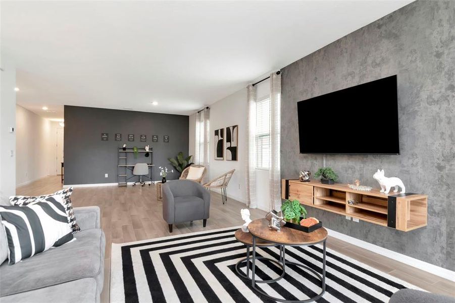 Furnished interior view inside a new home in , Davenport (Image 27).