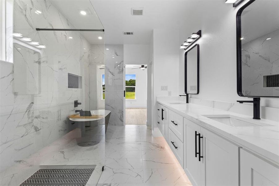Furnished interior view inside a new home in , Emory (Image 14).