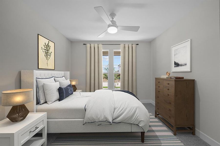 Furnished interior view inside a new home in Wellington, Haslet (Image 20).