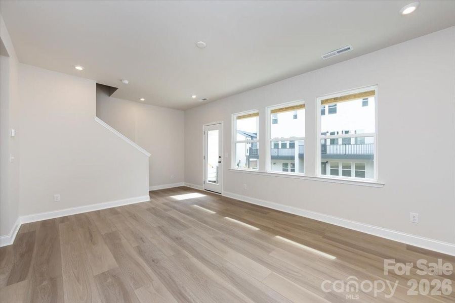 First Floor Flex Space with Ample Natural Light First Floor Flex Space with Ample Natural Light