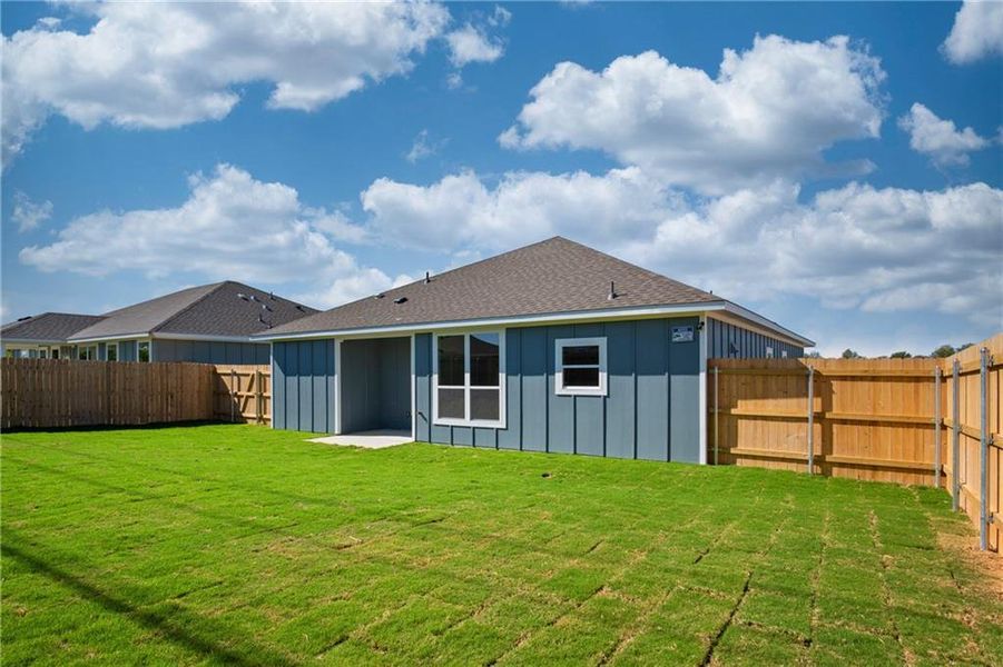 Front exterior of a new home in , Temple, TX, highlighting curb appeal (Image 14). Front exterior of a new home in , Temple, TX, highlighting curb appeal (Image 14).