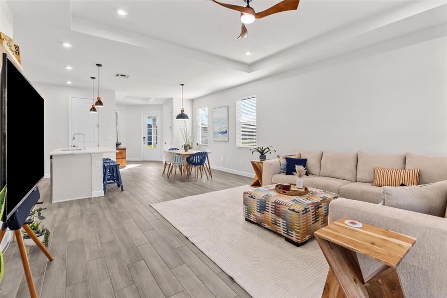 Furnished interior view inside a new home in , Port St. Lucie (Image 9).