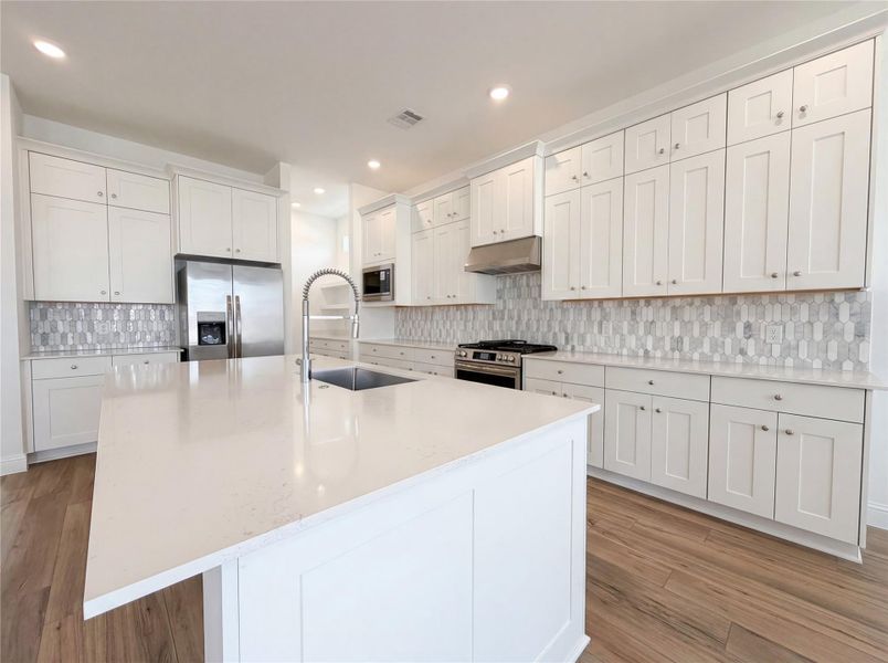 Furnished interior view inside a new home in The Highlands, Porter (Image 5).