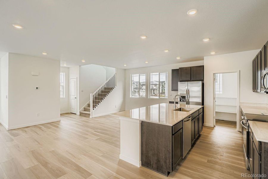 Furnished interior view inside a new home in Sterling Ranch: The Skyline Collection, Littleton (Image 5).
