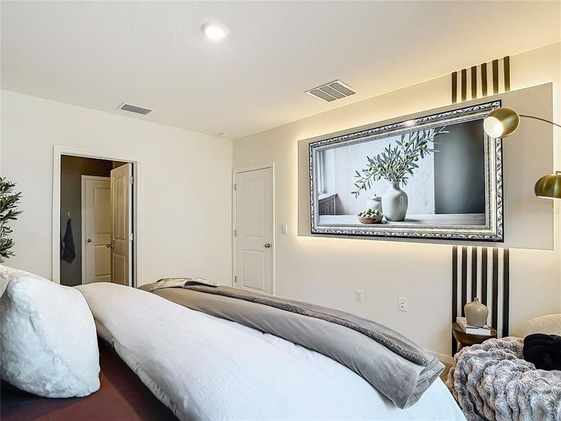 Furnished interior view inside a new home in , San Antonio (Image 43).