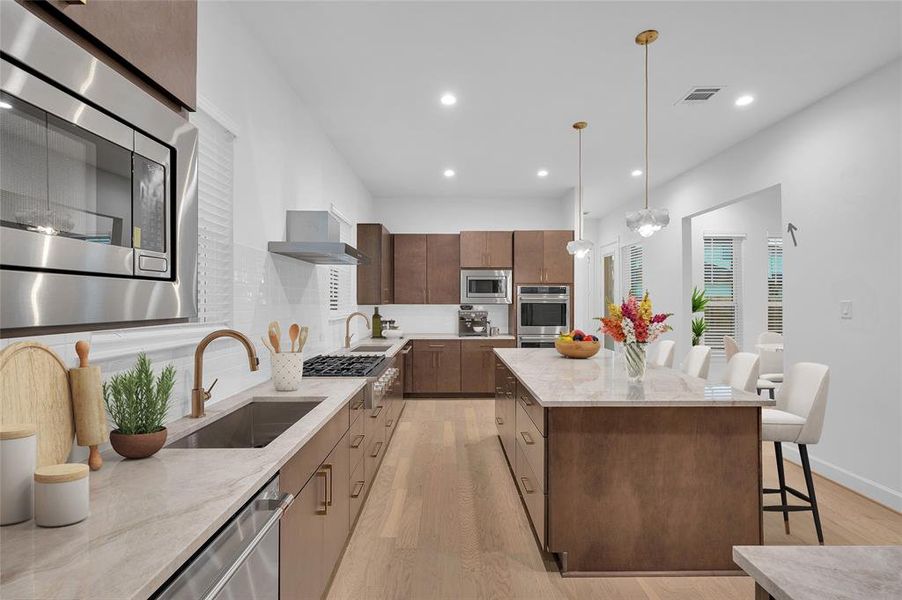 Furnished interior view inside a new home in , Houston (Image 6).