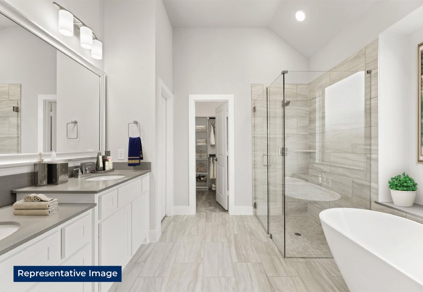 Representative furnished interior of a home built from the Woodford 2F-WP by First Texas Homes in Marine Creek Ranch, Fort Worth (Image 11). Representative furnished interior of a home built from the Woodford 2F-WP by First Texas Homes in Marine Creek Ranch, Fort Worth (Image 11).