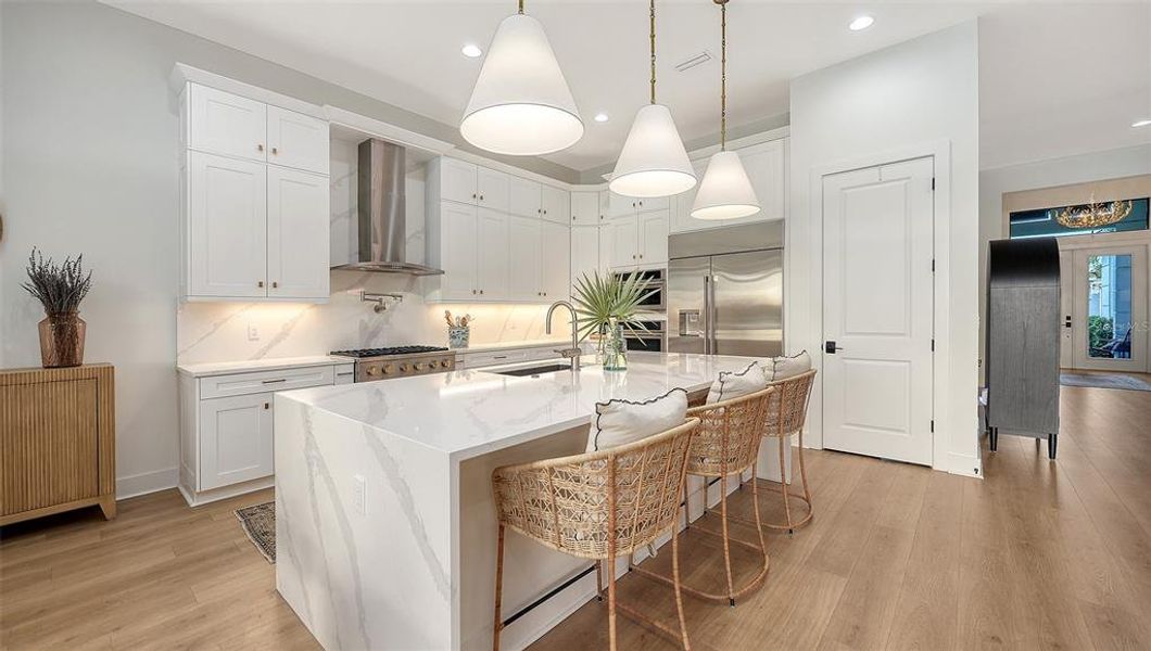 Furnished interior view inside a new home in , Sarasota (Image 42).