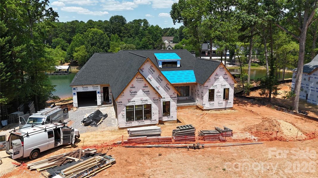 In-progress construction of a new home in , Mooresville, NC (Image 31).