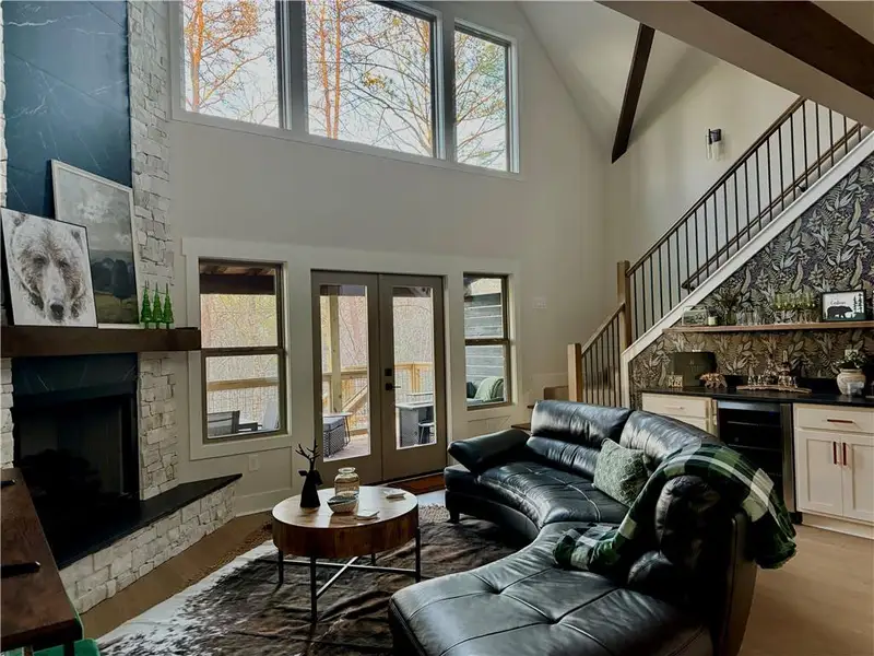 Furnished interior view inside a new home in , Ellijay (Image 5).
