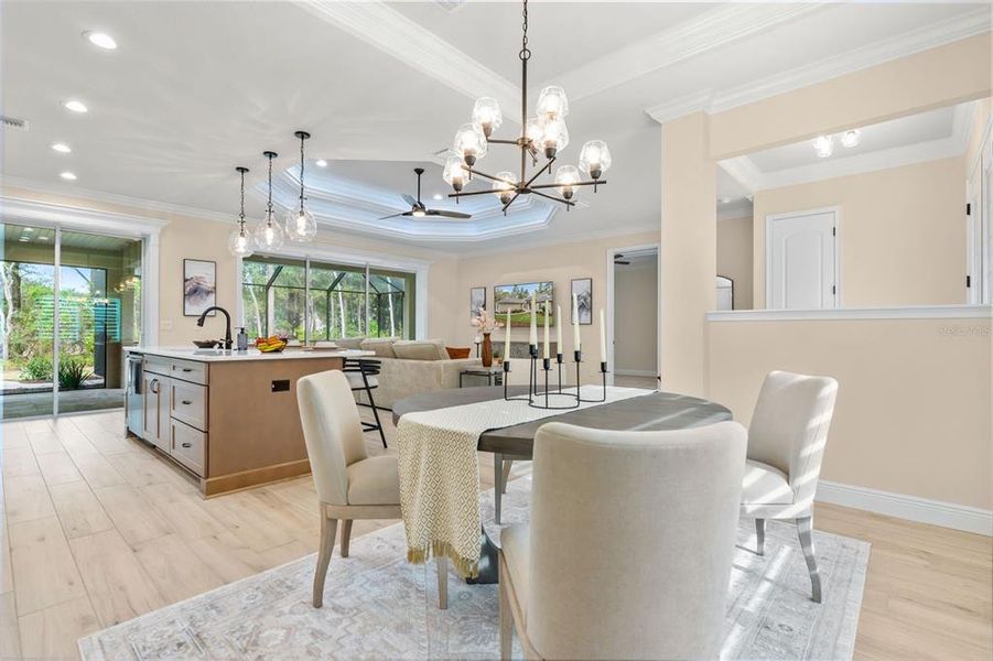 Furnished interior view inside a new home in , Beverly Hills (Image 9).