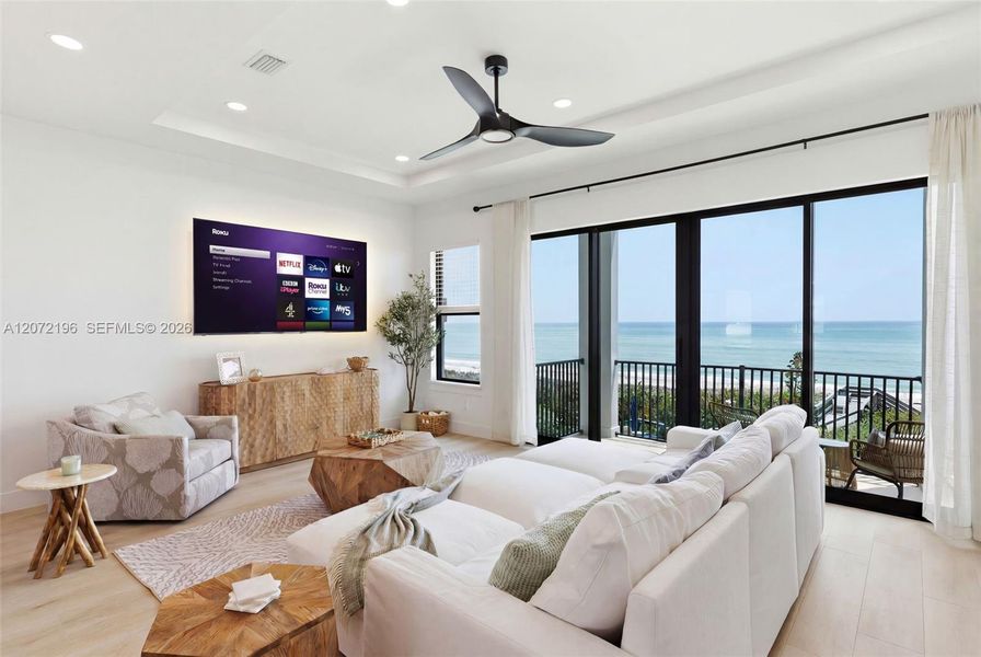 Furnished interior view inside a new home in , Melbourne Beach (Image 53).