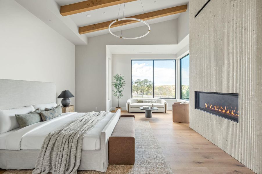 Furnished interior view inside a new home in , Austin (Image 28). Furnished interior view inside a new home in , Austin (Image 28).