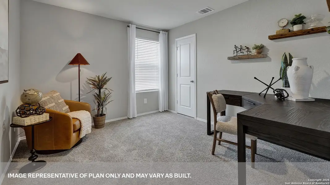Furnished interior view inside a new home in Navarro Fields, Seguin (Image 10).